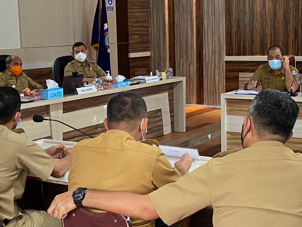 FOTO KEGIATAN PAPARAN PROGRAM KEGIATAN OPD 2021