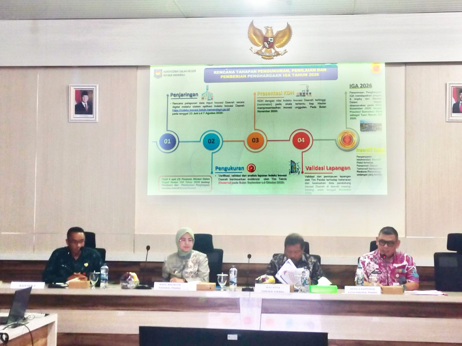 BAPPERIDA PANGKALPINANG GELAR RAKOR INOVASI, WALIKOTA SAPARUDIN: INOVASI HARUS MEMBERIKAN KONTRIBUSI