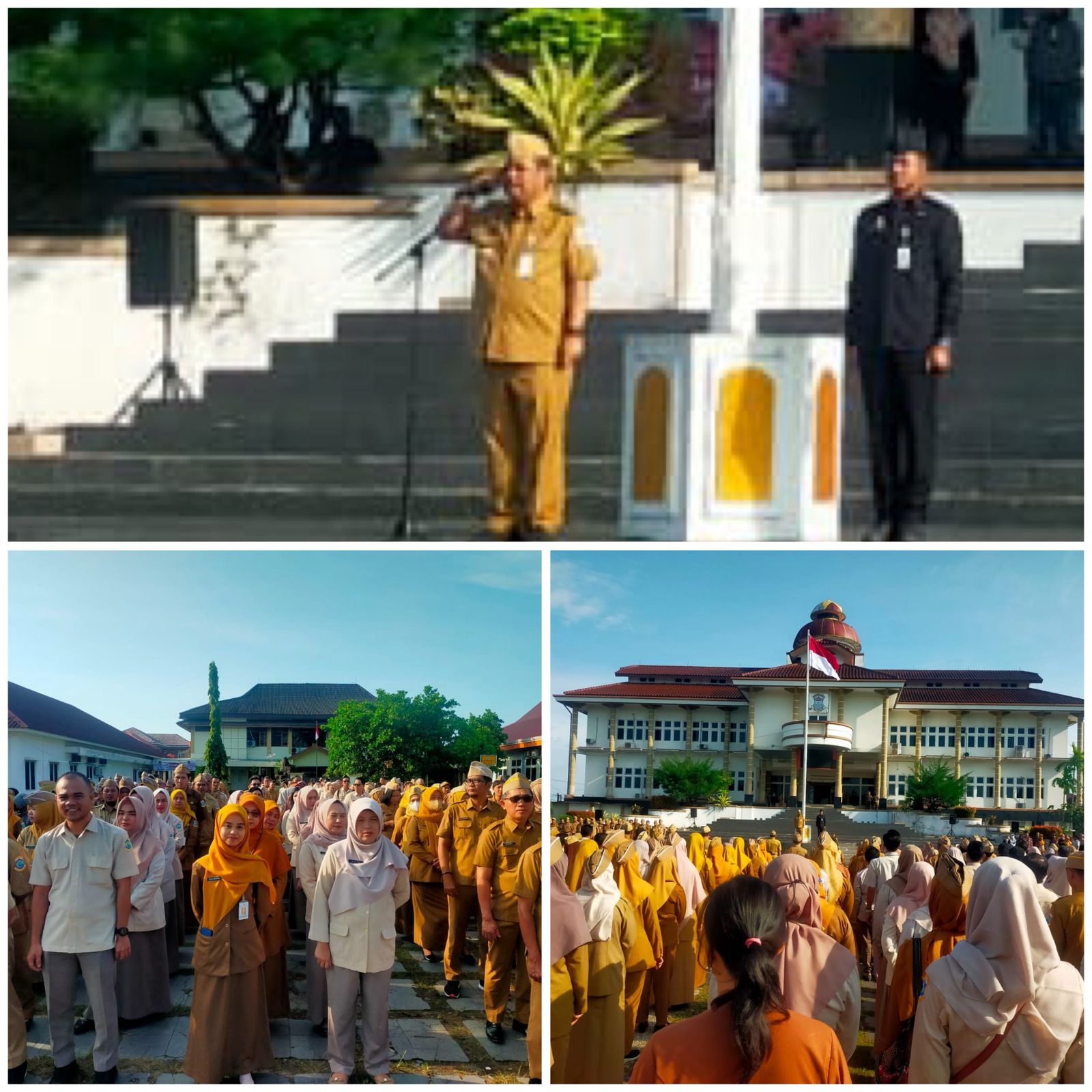 PIMPIN APEL GABUNGAN PERDANA SEBAGAI WALIKOTA, PROF UDIN SUPPORT ASN BERSINERGI LAYANI MASYARAKAT